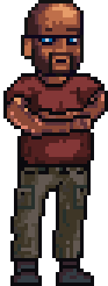 Playable Character Bald Billy